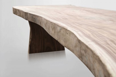 Table de Repas Dolmen en bois de Suar 