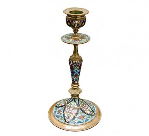 Cloisonné Candle Sticks - France 1880