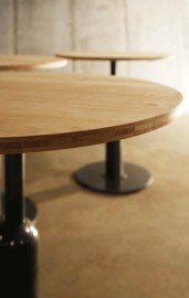 Wooden Round Table "Piston" -  70cm