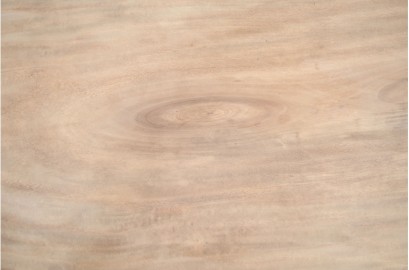 Table salle à manger bois brut et métal 350cm
