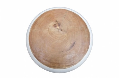 Table d'appoint ou tabouret en bois de Suar