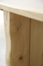 Bespoke Dolmen Table SERENITY, Solid Oak