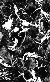 Papier Peint CARRARE BLACK, Rouleau 1000x50cm