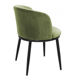 Dining Chair Balmore, Green Amaond Velvet set of 2