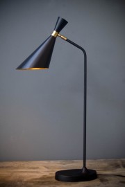 Polished Brass Lamp 50s style