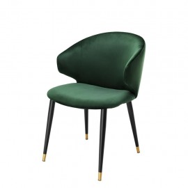 Dining Chair Talisker, Dark Green Velvet 