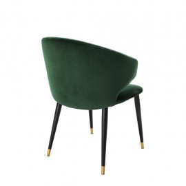 Dining Chair Talisker, Dark Green Velvet 