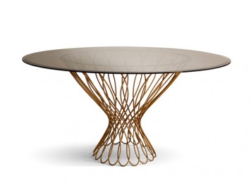 Round Glass Dining Table Serena Made To Order