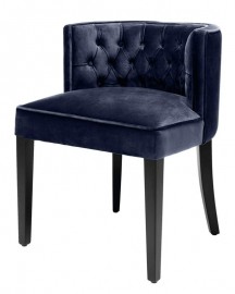 Dining Chair Talisker, Midnight Blue Velvet