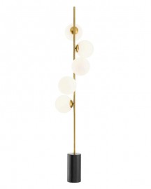 Floor Lamp Foam, Brass and Marble