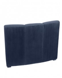 Velvet Sofa Midnight Blue L363cm