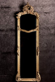 Grand miroir baroque biseauté