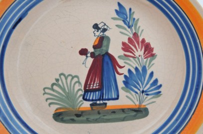 Henriot Quimper plates