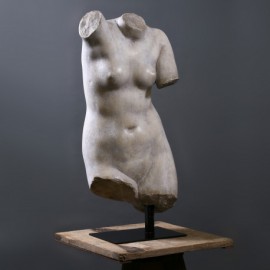Buste de Vénus sur Socle - H 79cm
