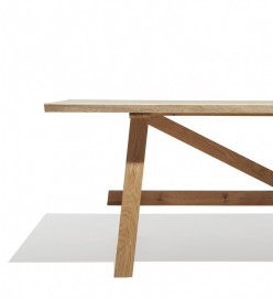 Solid Oak Workshop Table