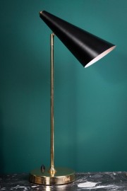 Polished Brass Lamp 50s style