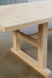 Oak Dining Farm Table Bénédictine L250cm