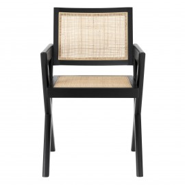 Dining Chair Lacquered Black Renato