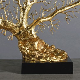 Gorgone Finition Dorée - H 45 cm