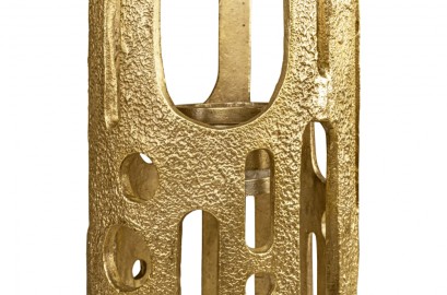 Lampe Seventies Gold H40cm