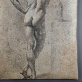 Study of a Naked Man, circa 1778 H100cm