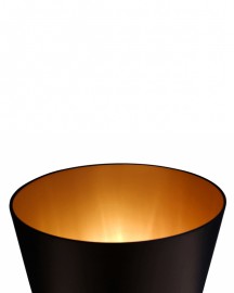Lampe Noire Céramique Emaillée H110 cm
