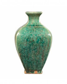 Vase Ethnique Céramique Turquoise H26cm