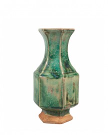 Ethnic Turquoise Ceramic Vase H28cm