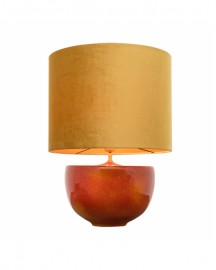 Yellow and Orange Ceramic Lamp H63cm