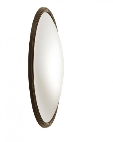 Convex Mirror Antique Bronze Hippolyte ∅ 90 cm