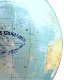 Globe Terrestre Ancien - 1940 - H88cm
