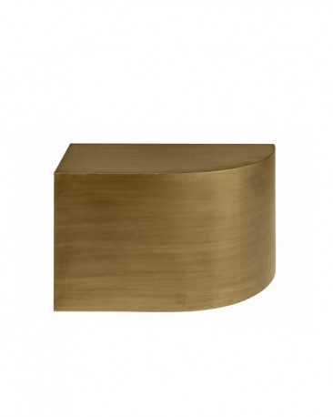 Coffee Table Bronze Metal Laugh L60cm