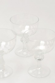 Grands verres en cristal