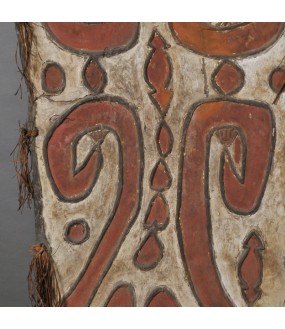 Bouclier Ethnique de Papouasie Hauteur 181cm