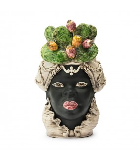 Ceramic vase, Moor-Head...