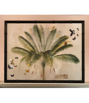 Wonderful Hand-Printed Palm Prints, set of 2 - H121cm