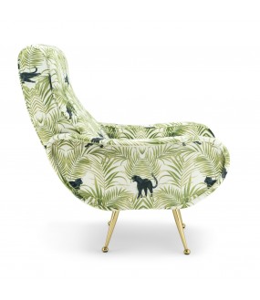 mchair Jungle 50s Style in exclusive Jungle velvet