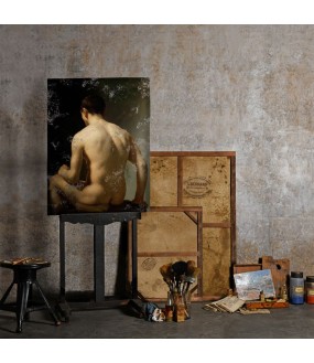 Painting Young Naked Man H116x89cm