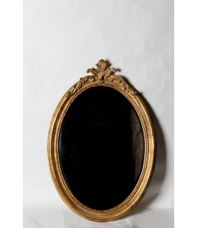 Miroir ovale style Louis XV - H 125cm