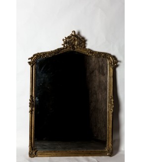Grand miroir de cheminée baroque