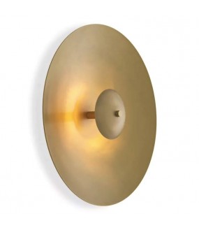 Circle is a pretty wall light made od antique Brass.