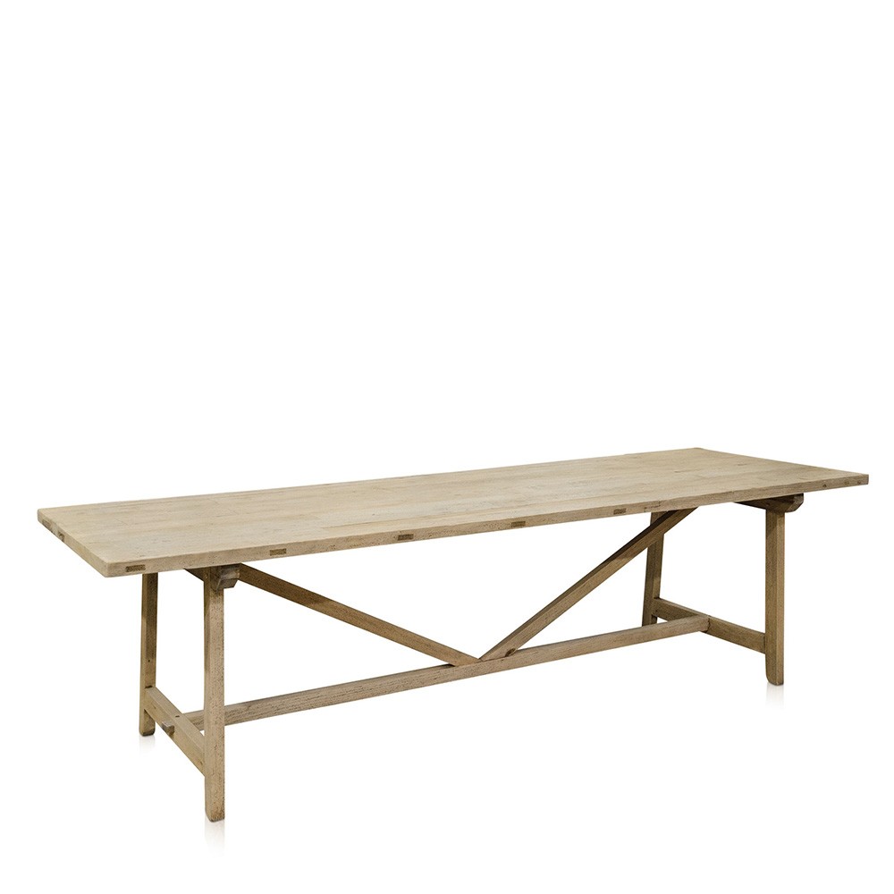 Farmhouse Table Carmélite, Reclaimed Wood, L270cm