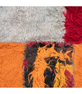 Large vintage woven rug, absolutely divine designs and colors
