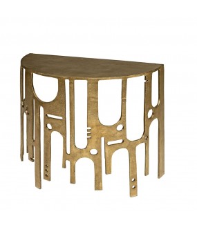 Console Seventies Gold - 90cm