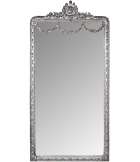 Miroir Baroque Galanterie Argenté H240cm
