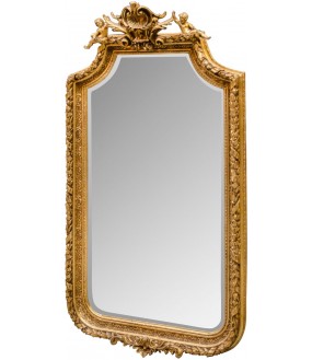 Baroque Mirror With Cherubs H175cm