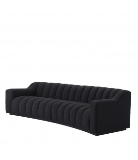 Luma Black Sofa 300 cm