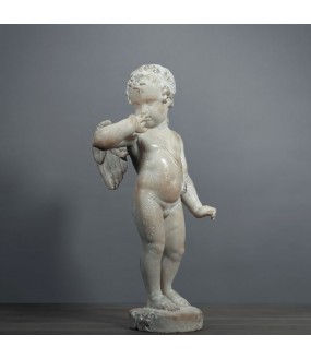 Le Putto, Statue d'Angelot, H75cm