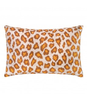 Ikat Velvet Leopard Cushion 40x60cm