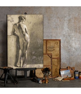 Tableau Femme Nue de Dos H145x96cm